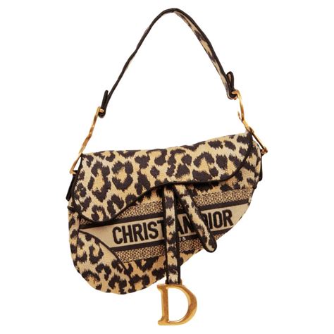 christian dior saddle bag leopard|dior saddle bag price 2020.